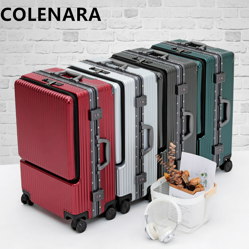Front Opening Laptop Luggage 24 Inch - Koper Kabin COLENARA 20