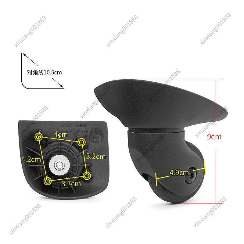 Silent Replacement Luggage Wheels - Part Pengganti Roda Universal Senyap JY-102