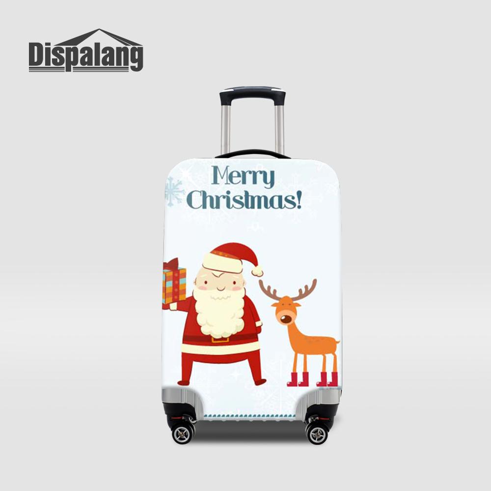 Waterproof Suitcase Cover Protector - Penutup Koper Santa Claus Natal, Pelindung