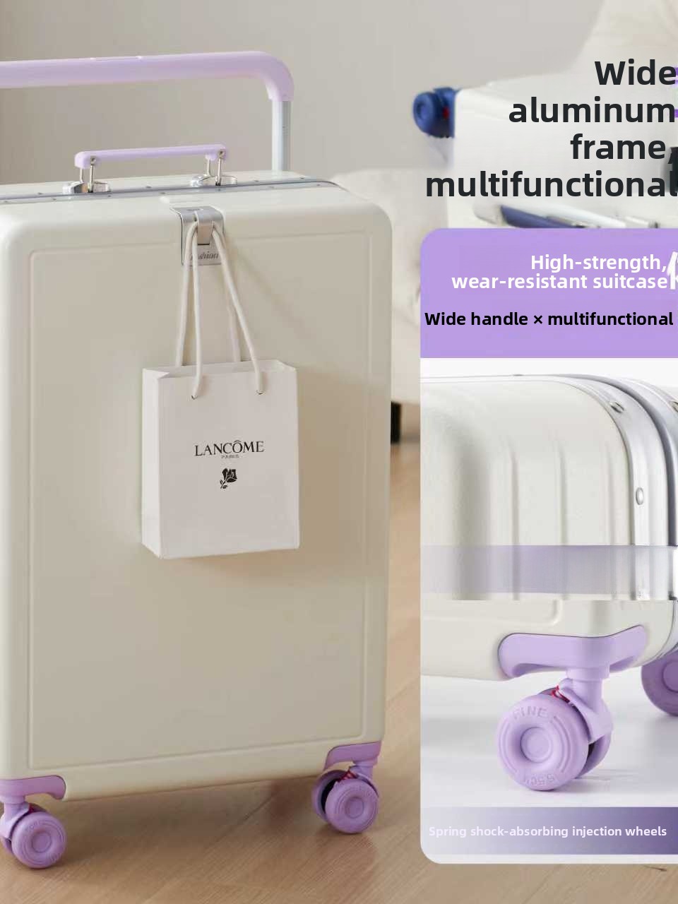 Aluminum Frame Carry On Luggage - Tas Koper Berbingkai Aluminium Kapasitas Besar