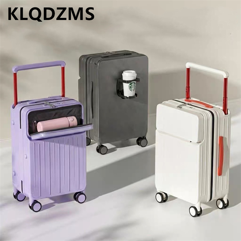 Front Opening Laptop Luggage 24 Inch - KLQDZMS Koper Bukaan Depan 20