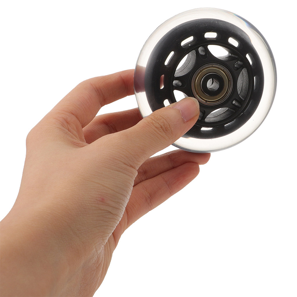 Silent Replacement Luggage Wheels - 4 Buah Roda Pengganti Transparan untuk