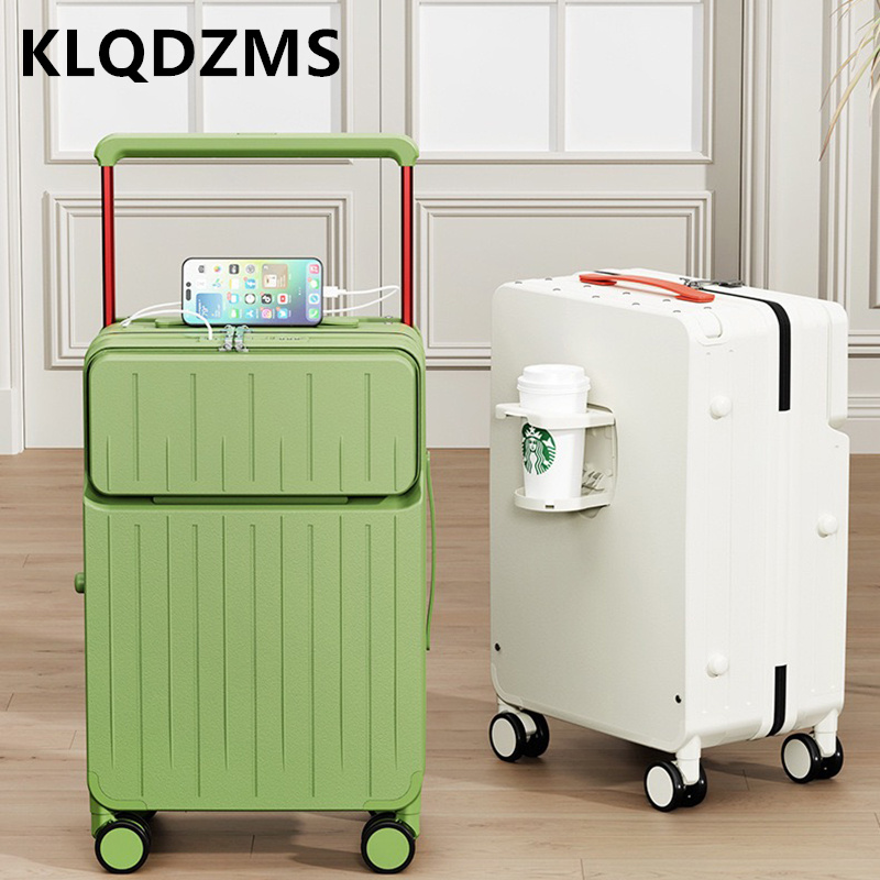 Front Opening Laptop Luggage 24 Inch - KLQDZMS Koper Laptop 24 Inci dengan
