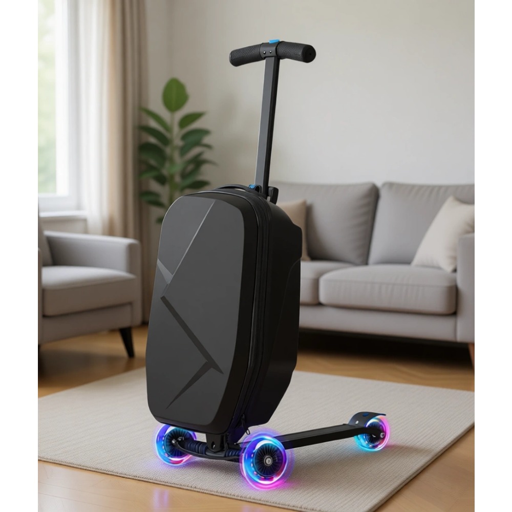 Kids Ride On Suitcase Scooter - Koper Skuter untuk Anak-Anak: Koper Ringan