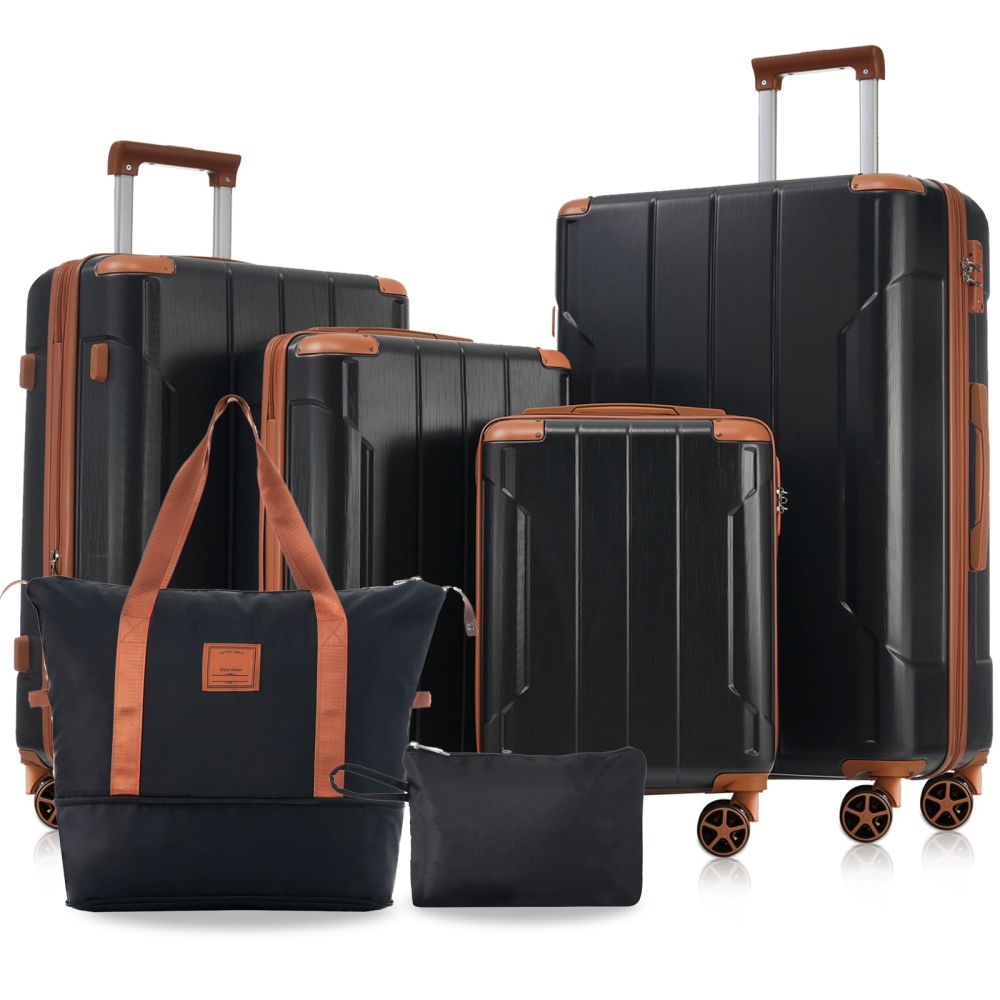 Expandable Hard Shell Luggage Set - Set Koper Hardshell 6 Buah, Koper