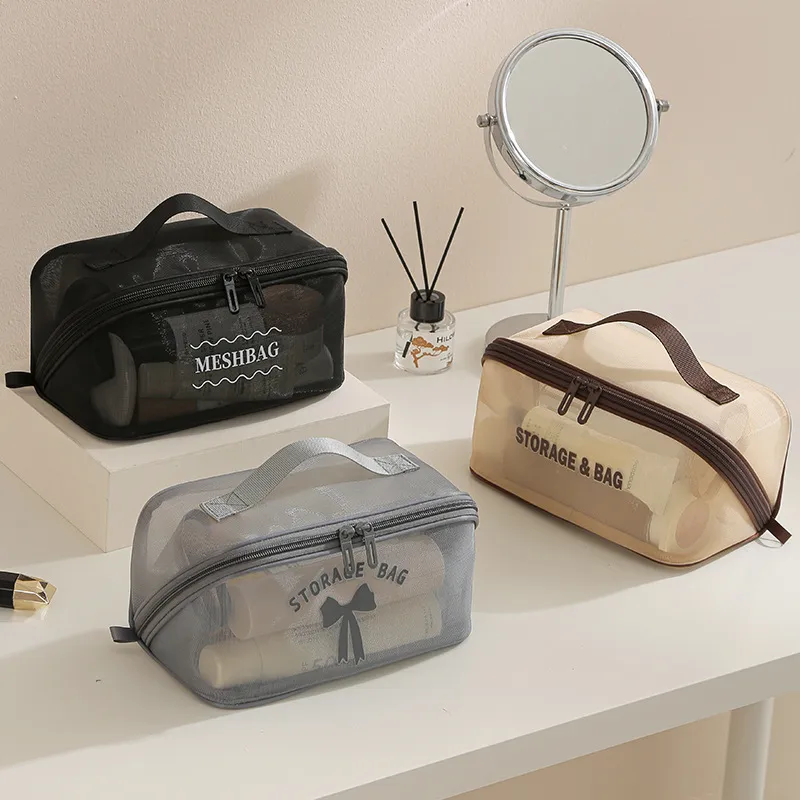 Cosmetic Bags - Tas Kosmetik Kapasitas Besar Bahan Jaring