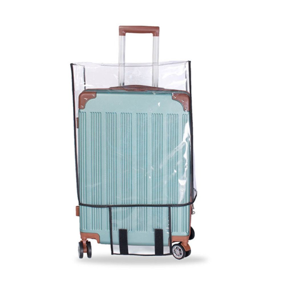 Waterproof Suitcase Cover Protector - Penutup Koper Transparan PVC Aksesoris Perjalanan