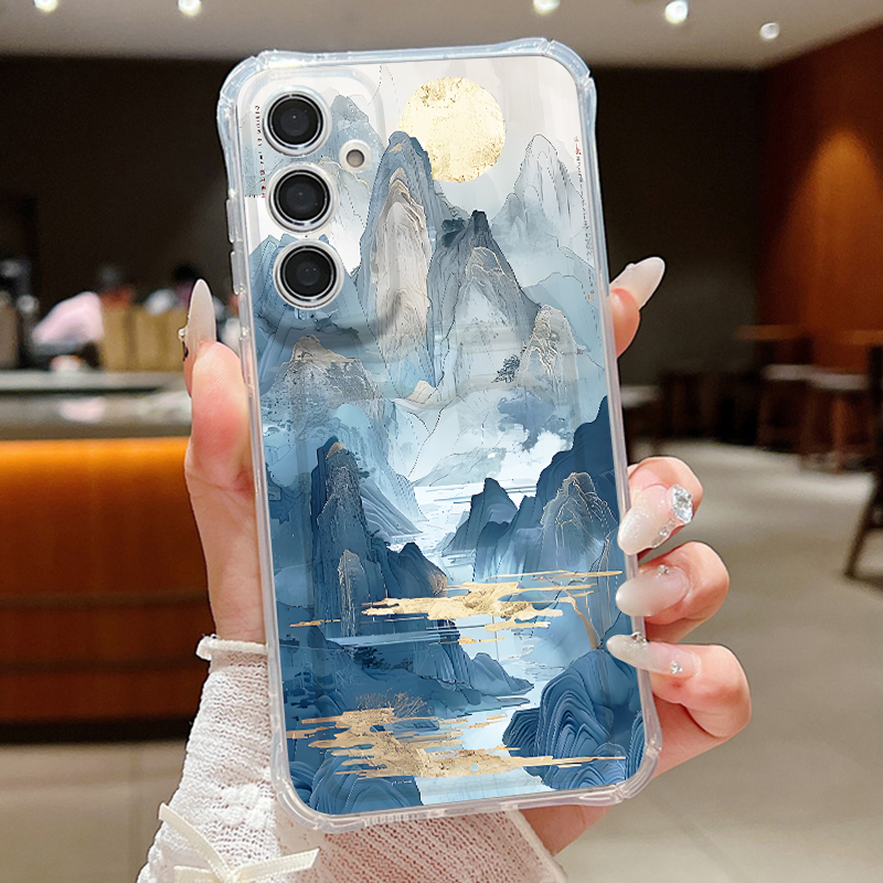 Wallets - Casing Ponsel Motif Pemandangan Gunung Untuk