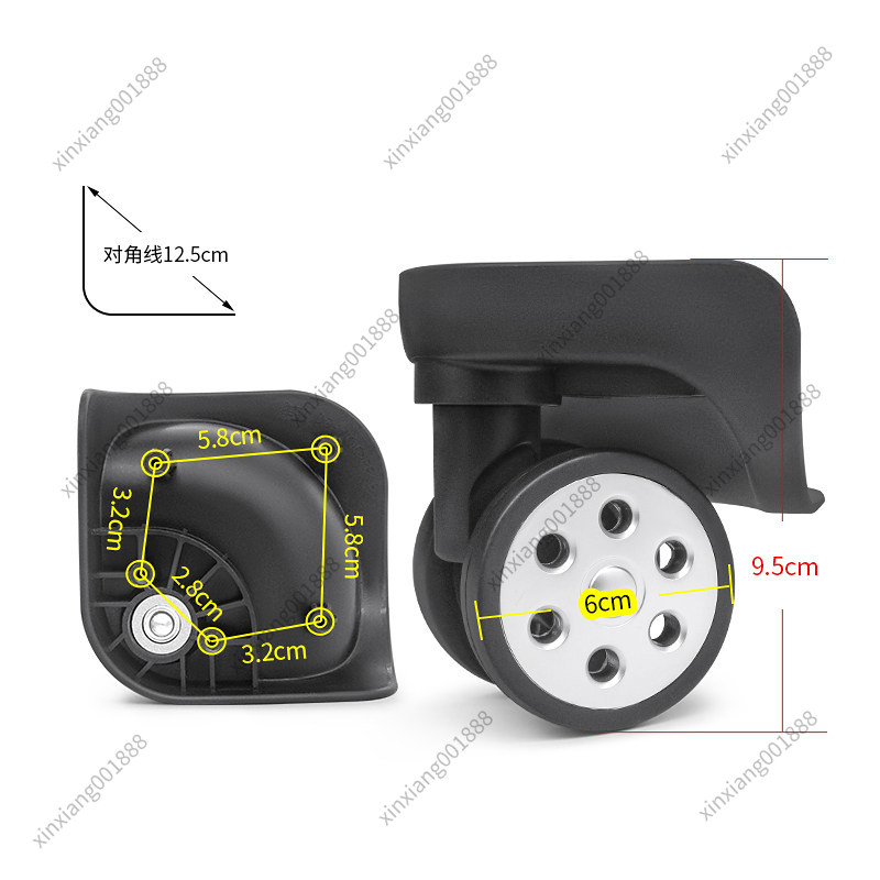 Untuk Roda Pengganti Koper RIM - Silent Replacement Luggage Wheels ulasan dan harga