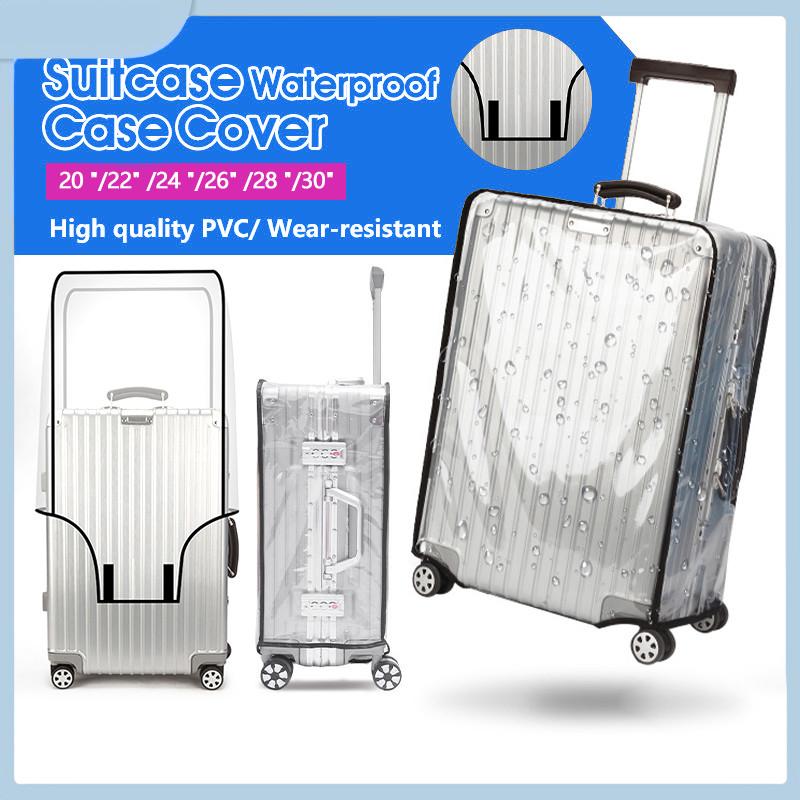Penutup Koper Transparan Anti  - Luggage Protective Cover Transparent ulasan dan harga