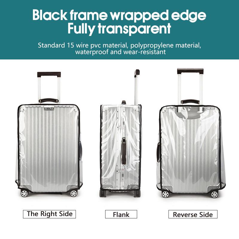 Penutup Koper Transparan Anti  - Luggage Protective Cover Transparent ulasan dan harga