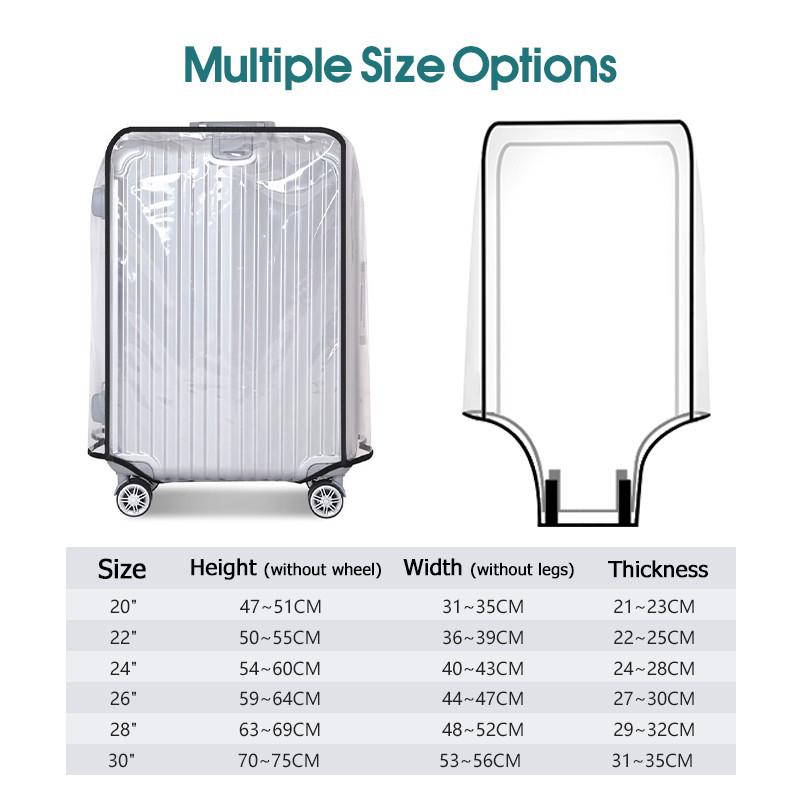 Penutup Koper Transparan Anti  - Luggage Protective Cover Transparent ulasan dan harga