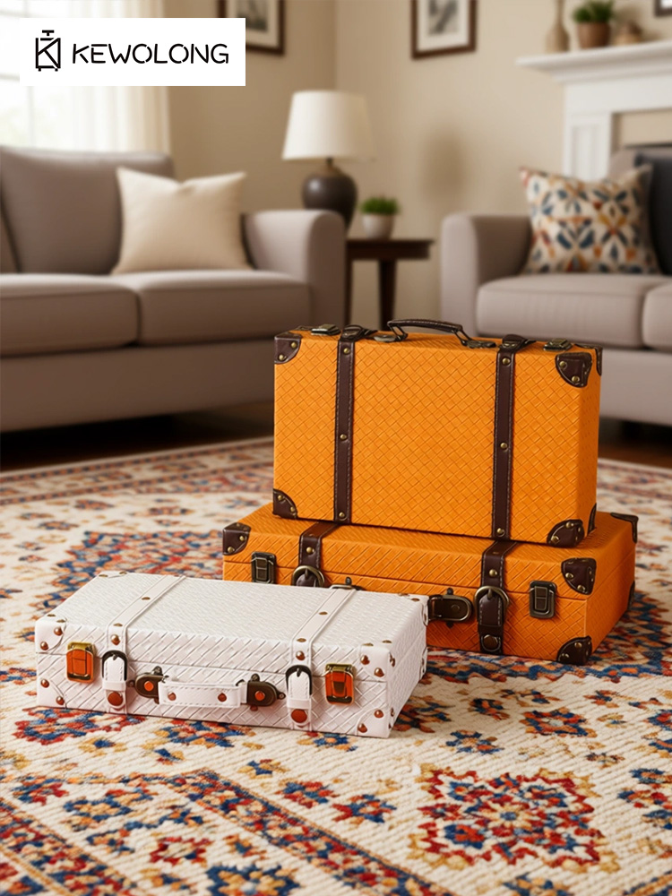 Kotak Penyimpanan Koper Retro  - Retro Vintage Trunk Suitcase ulasan dan harga