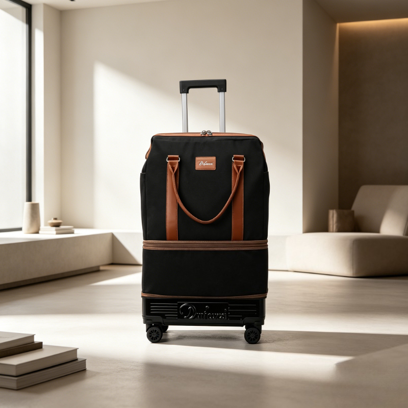 Tas Duffel Beroda Lipat, Tas T - Foldable Rolling Luggage Bag ulasan dan harga