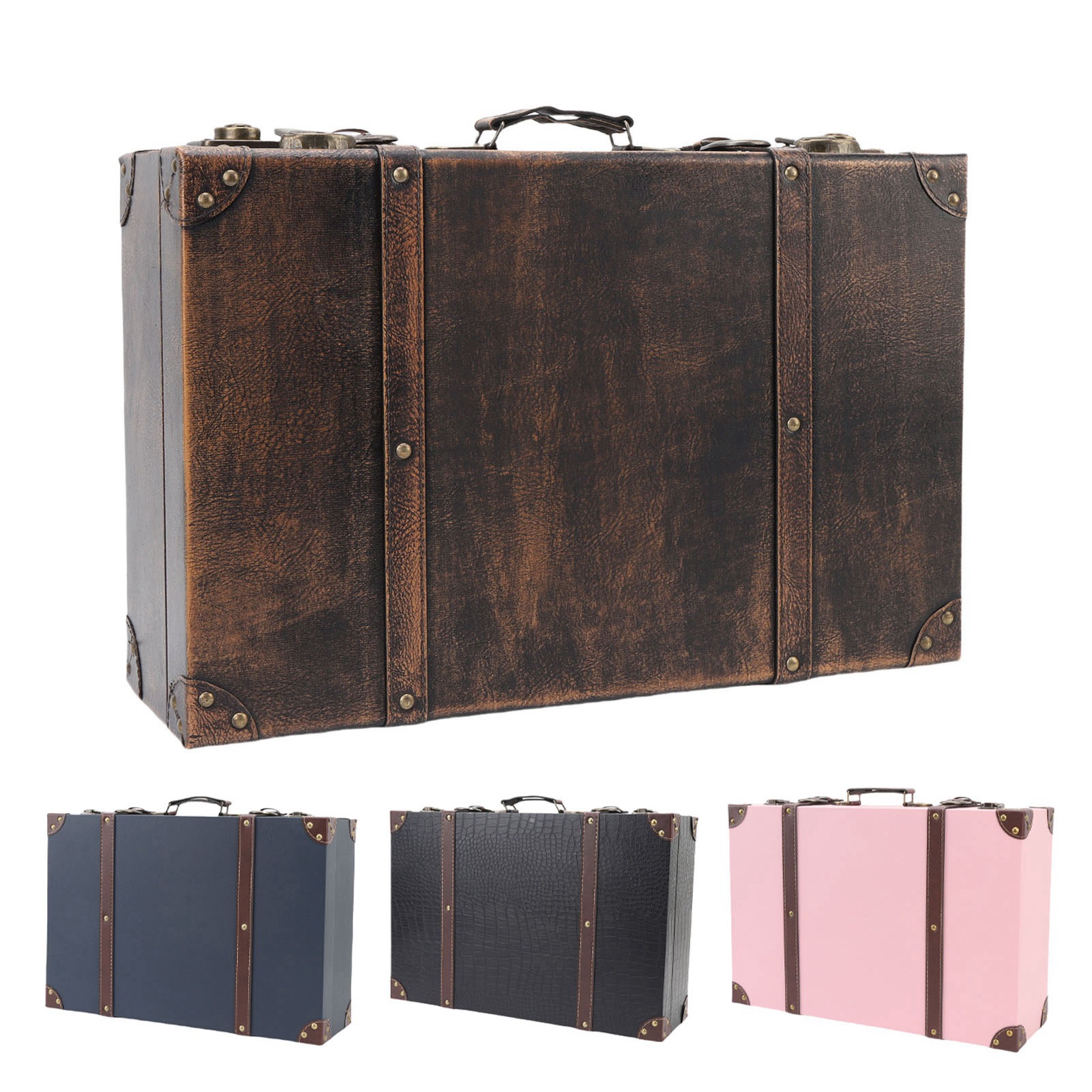 Kotak Koper Vintage Gaya Perja - Retro Vintage Trunk Suitcase ulasan dan harga
