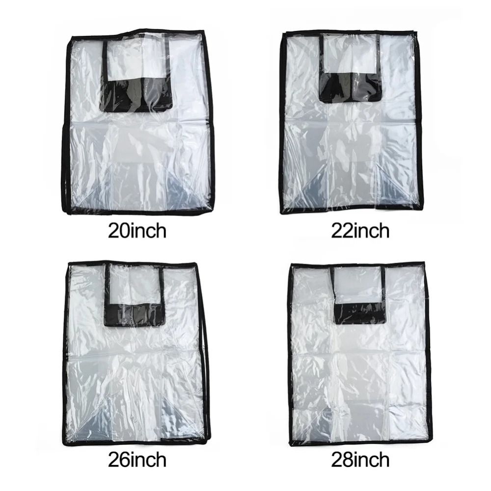 Pelindung Koper Perjalanan Bar - Luggage Protective Cover Transparent ulasan dan harga