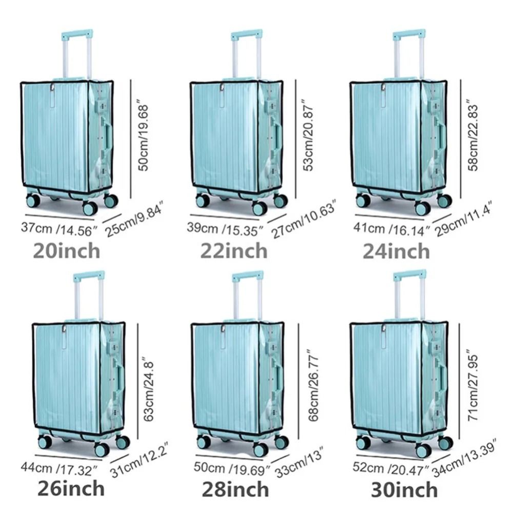 Pelindung Koper Perjalanan Bar - Luggage Protective Cover Transparent ulasan dan harga