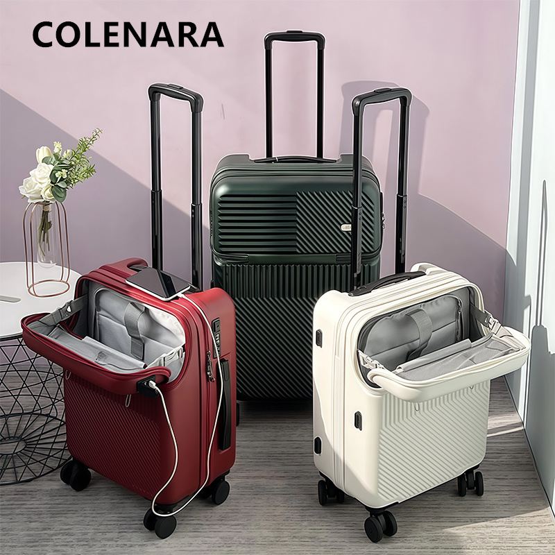 Tas Koper COLENARA dengan Buka - Front Opening Laptop Luggage 24 Inch ulasan dan harga
