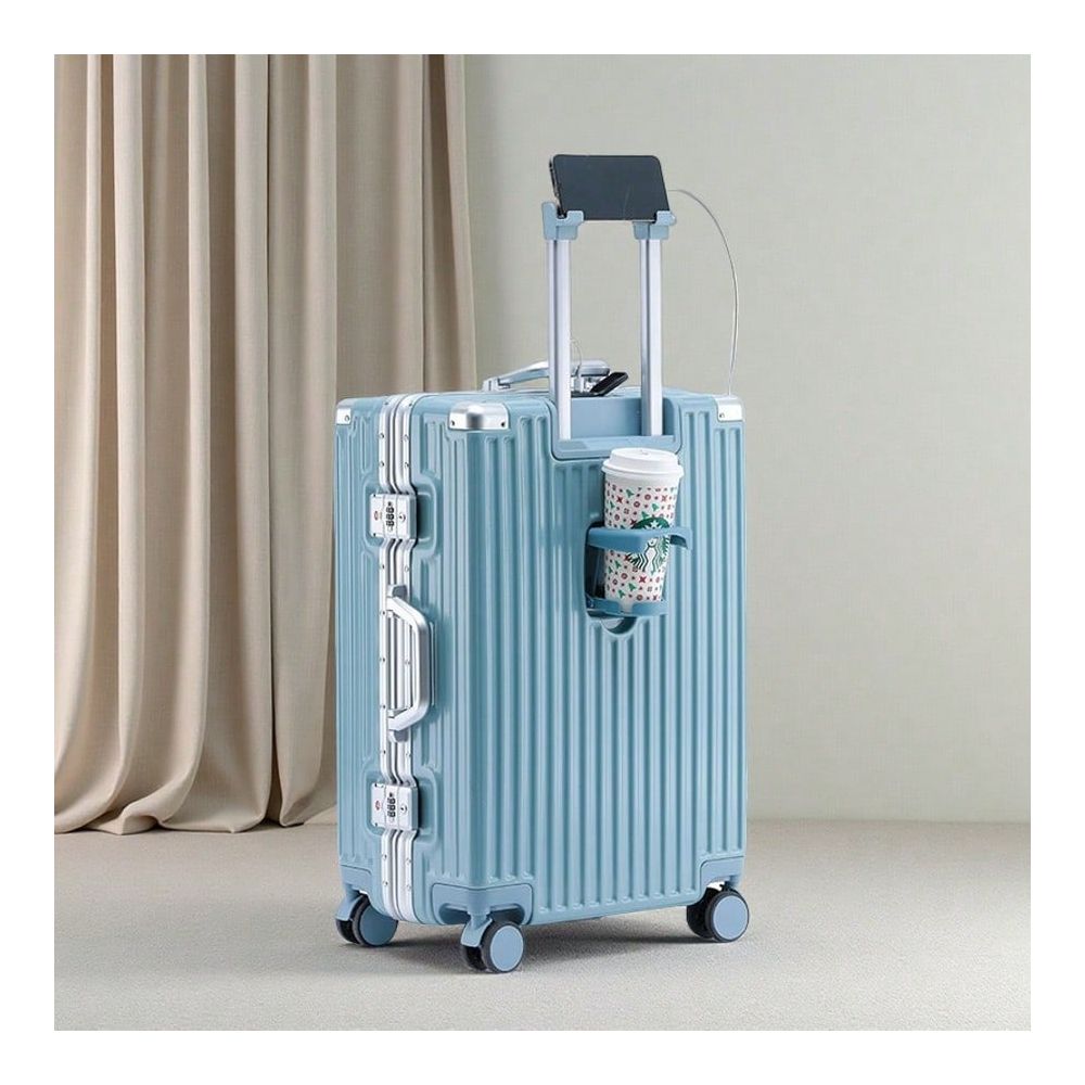 Set Koper Aluminium 20 24 Inch - Aluminum Frame Carry On Luggage ulasan dan harga