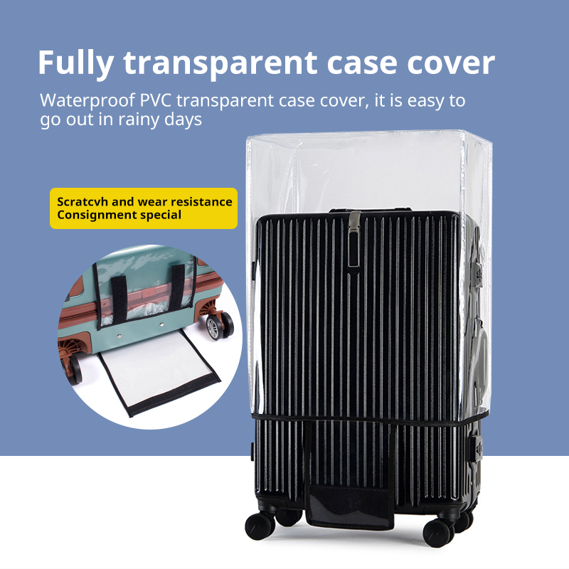 Sarung pelindung koper transpa - Waterproof Suitcase Cover Protector ulasan dan harga