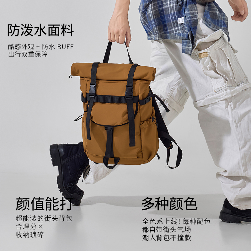 Tas ransel pria baru model rol - Foldable Rolling Luggage Bag ulasan dan harga
