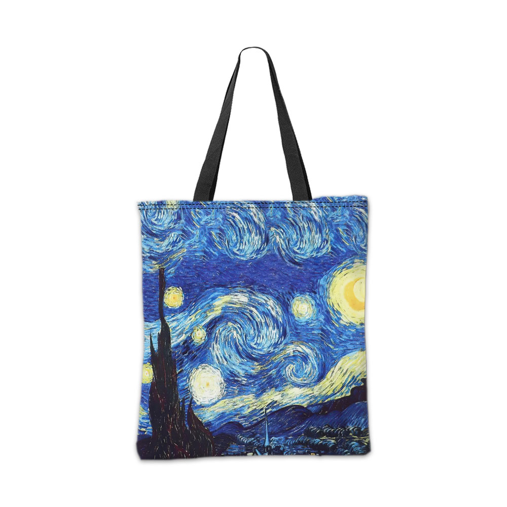 Tas Tote Seri Van Gogh Kantong - Cosmetic Bags ulasan dan harga