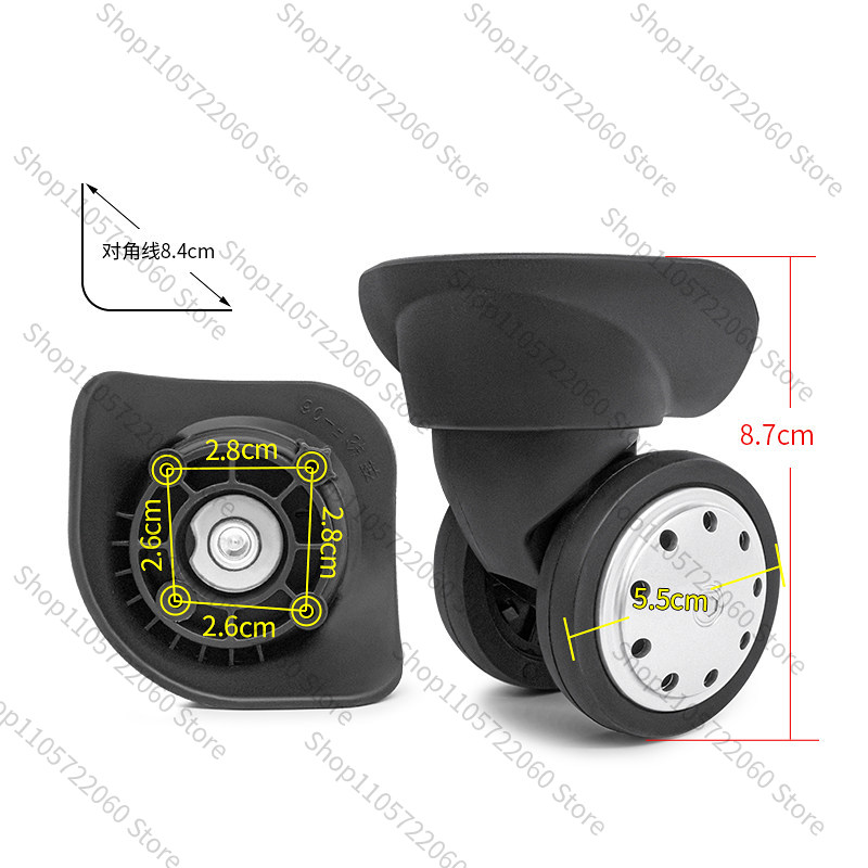 Roda Bagasi F-06 untuk Koper A - Silent Replacement Luggage Wheels ulasan dan harga