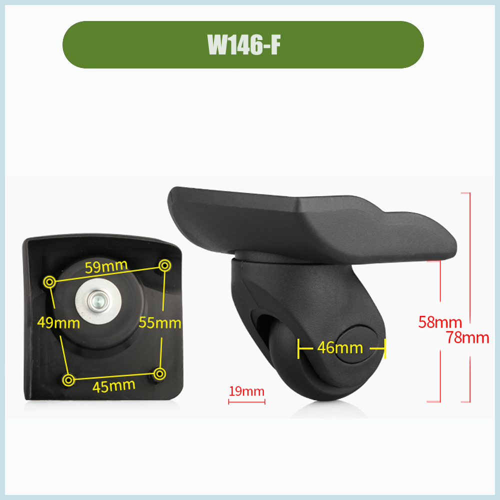 Kit Roda Pengganti untuk Koper - Silent Replacement Luggage Wheels ulasan dan harga