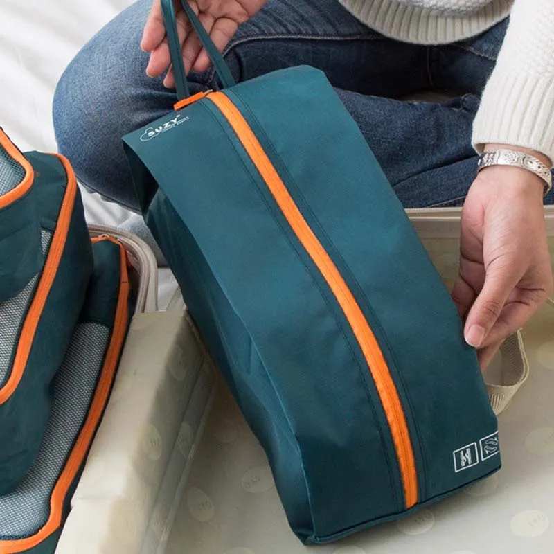 7/6 buah Set pengatur perjalan - Foldable Rolling Luggage Bag ulasan dan harga