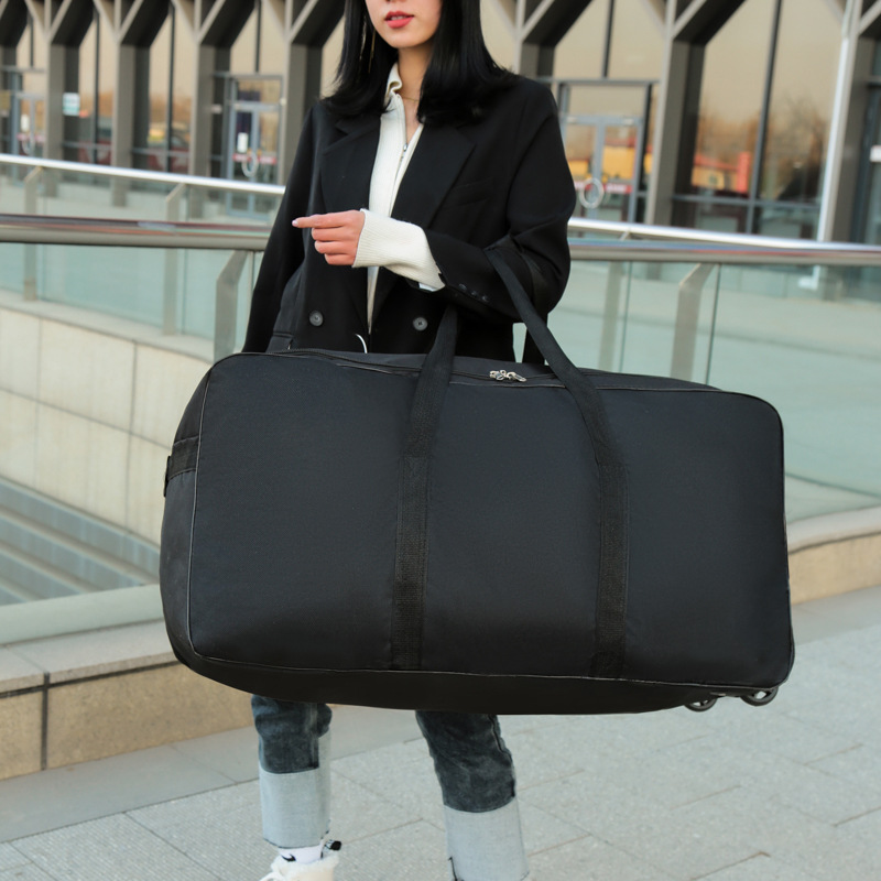 Tas Troli Kapasitas Besar deng - Foldable Rolling Luggage Bag ulasan dan harga