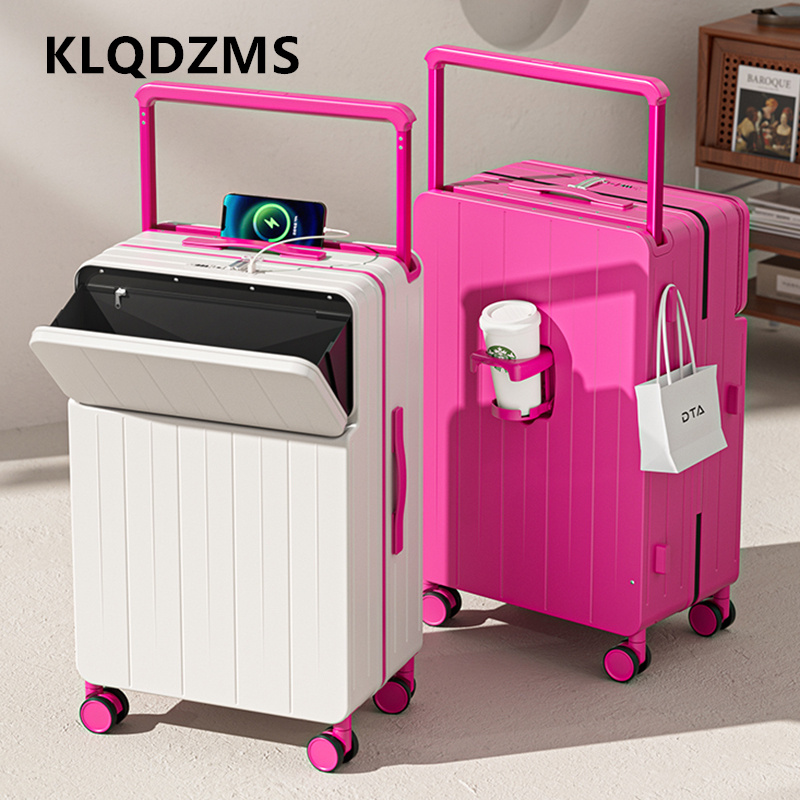 KLQDZMS Koper Multifungsi Kota - Front Opening Laptop Luggage 24 Inch ulasan dan harga