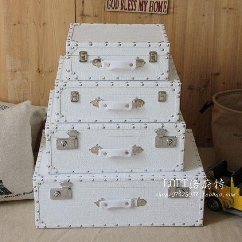 Kotak Perjalanan Bermotif Kuli - Retro Vintage Trunk Suitcase ulasan dan harga