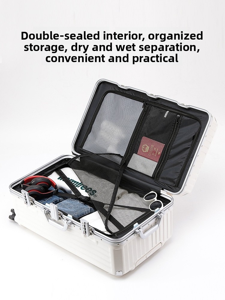 Koper Aluminium 20 Inch dengan - Aluminum Frame Carry On Luggage ulasan dan harga