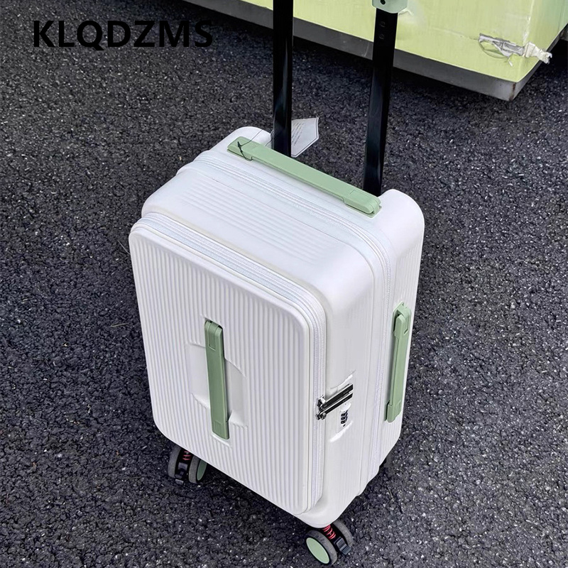 KLQDZMS Tas Koper Bergulir den - Front Opening Laptop Luggage 24 Inch ulasan dan harga