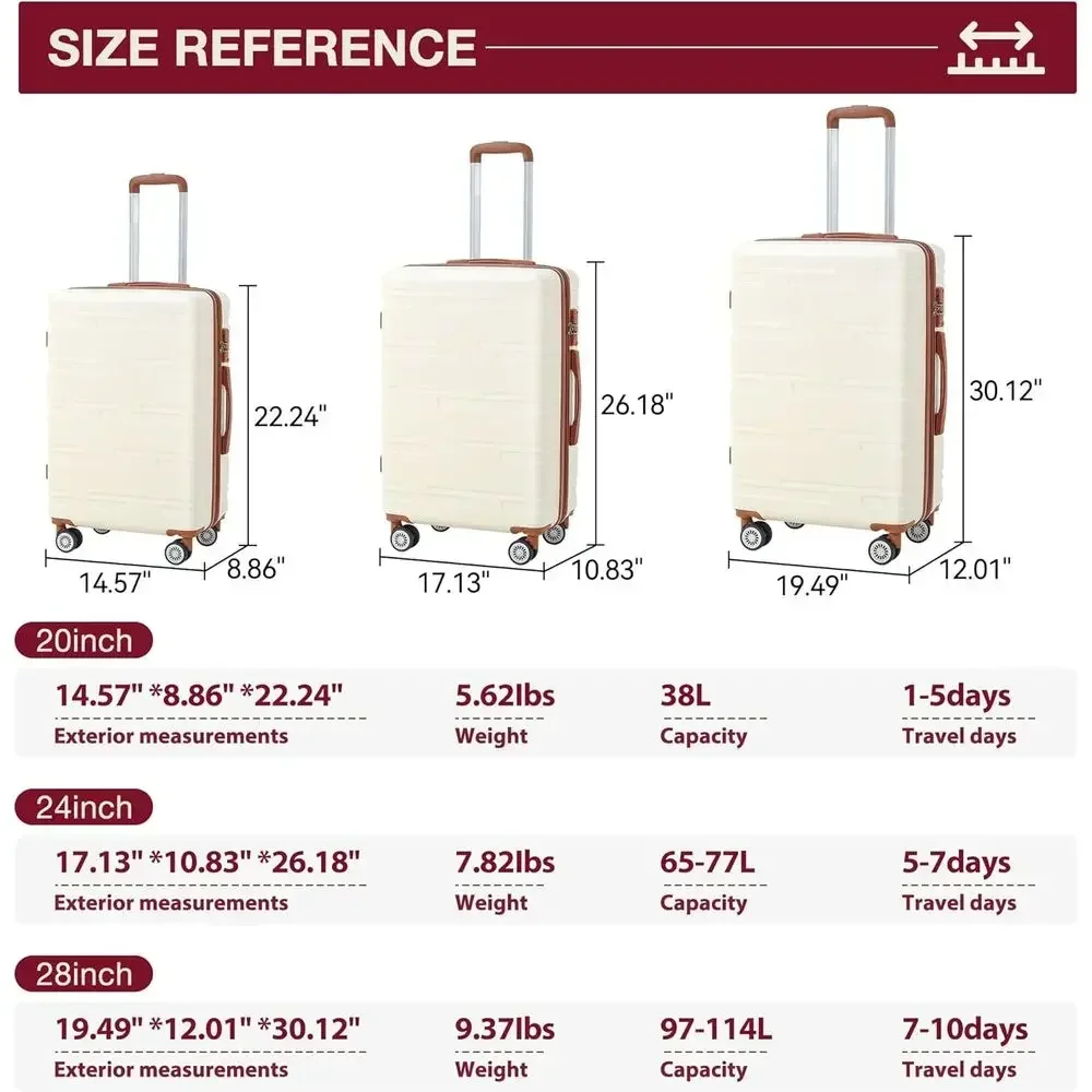 Set Koper Hardshell 3-Piece ya - Expandable Hard Shell Luggage Set ulasan dan harga