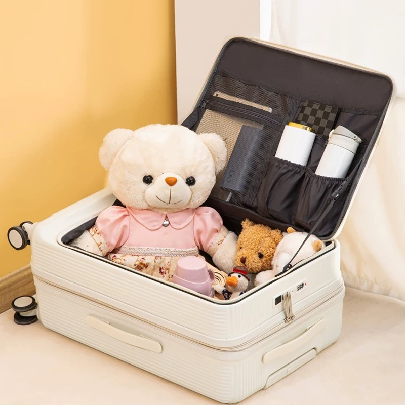 Laris! Baru 20/22/24/26/28 Inc - Front Opening Laptop Luggage 24 Inch ulasan dan harga