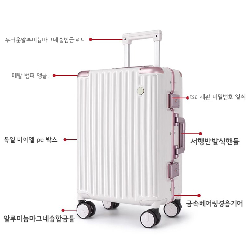 Sushimu koper perjalanan 20 24 - Aluminum Frame Carry On Luggage ulasan dan harga
