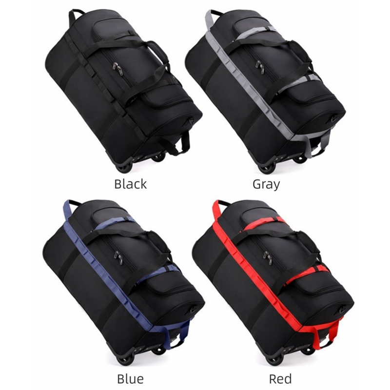 Tas Ransel Beroda Tugas Berat  - Foldable Rolling Luggage Bag ulasan dan harga
