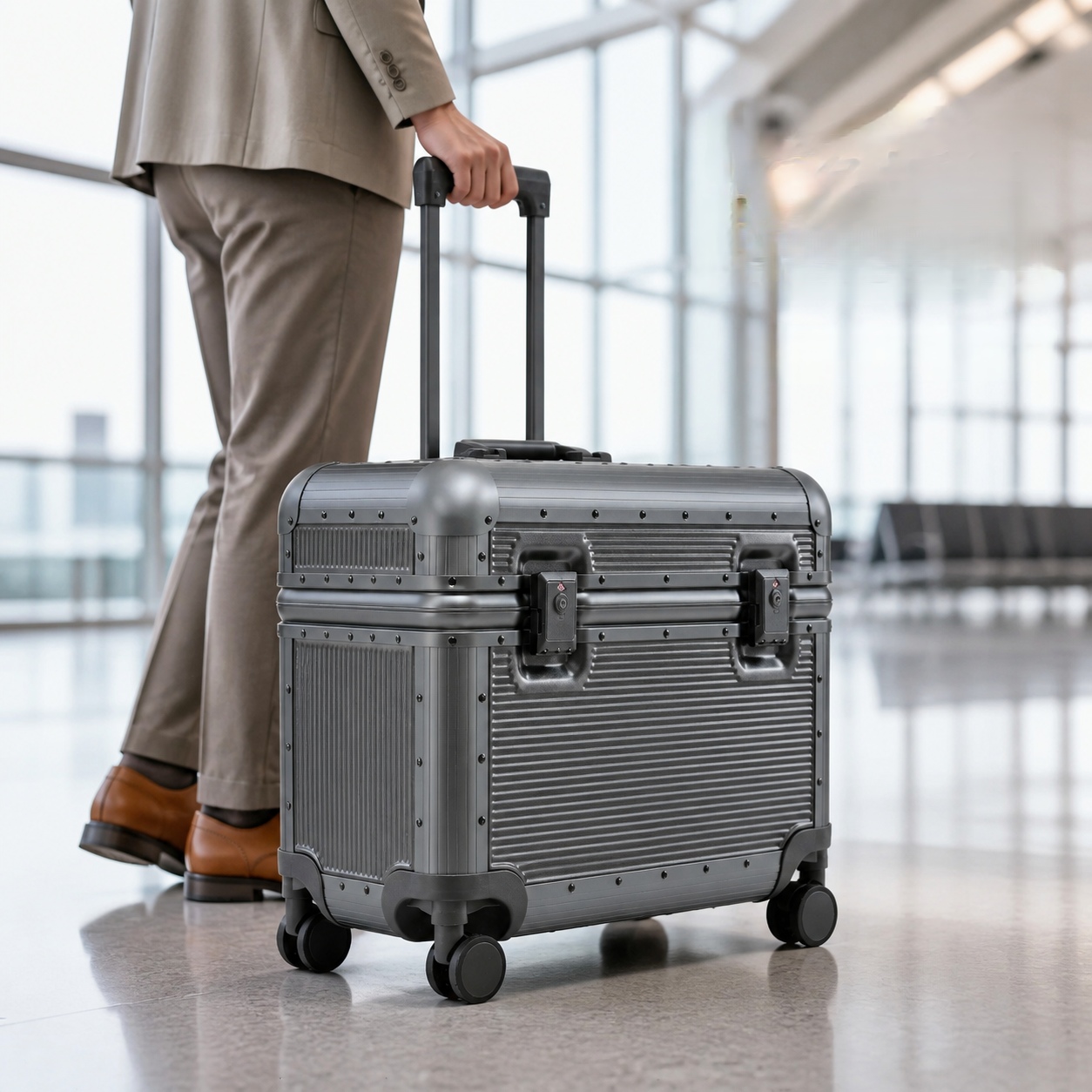 Koper Kabin Bunnyfly 20-Inci d - Aluminum Frame Carry On Luggage ulasan dan harga