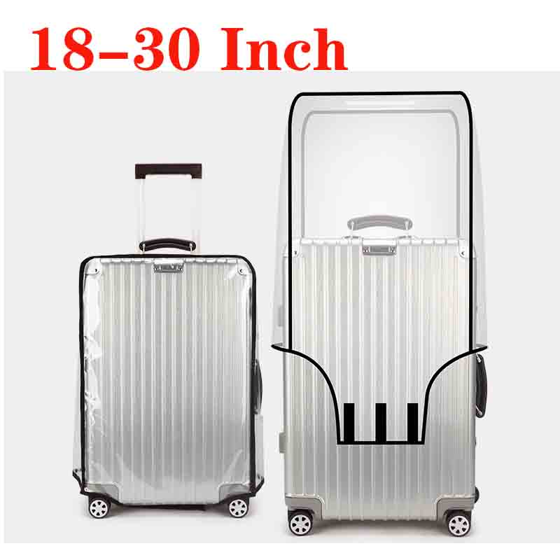 Pelindung koper beroda PVC, pe - Waterproof Suitcase Cover Protector ulasan dan harga