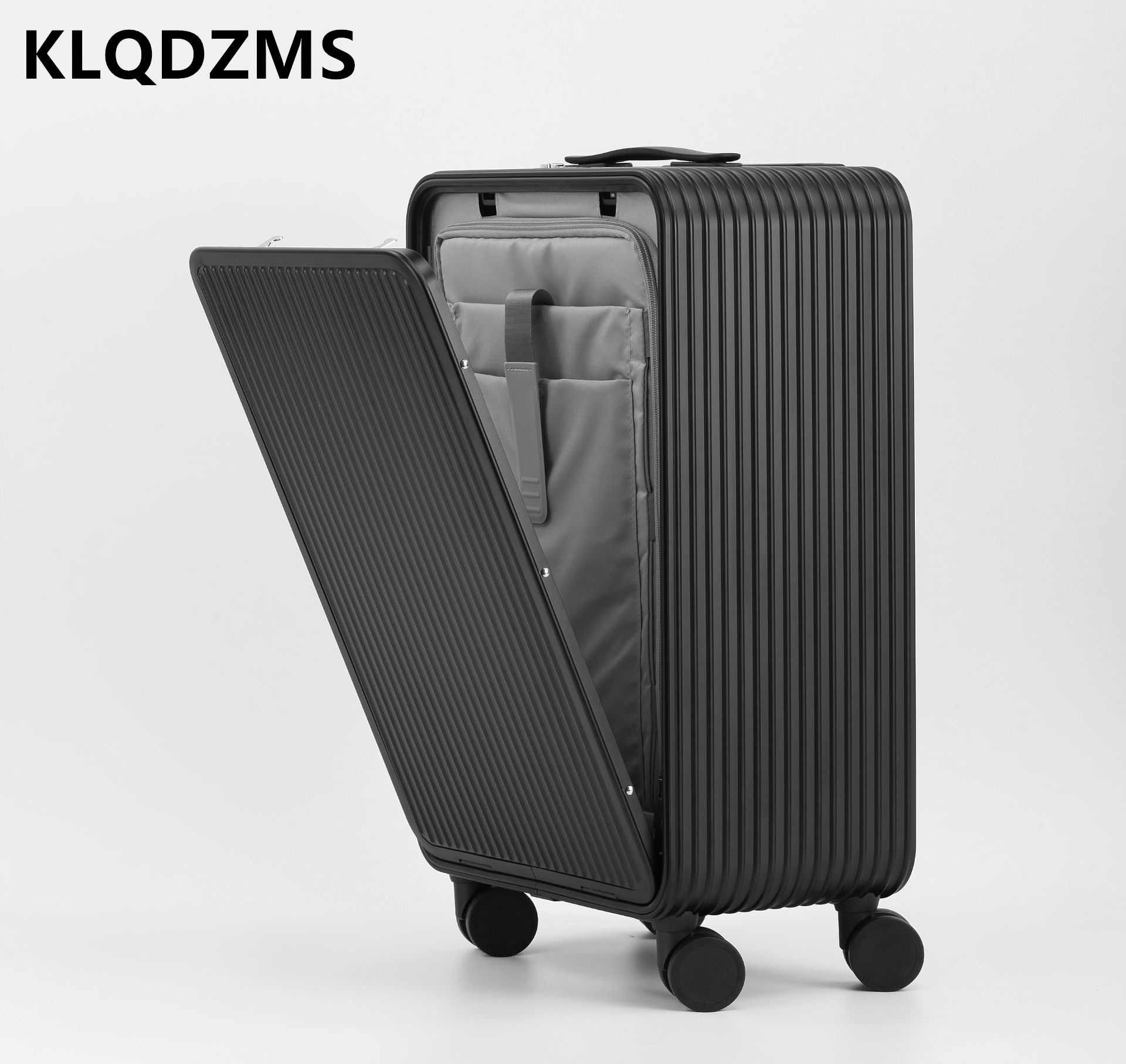KLQDZMS Bagasi Semua Aluminium - Front Opening Laptop Luggage 24 Inch ulasan dan harga