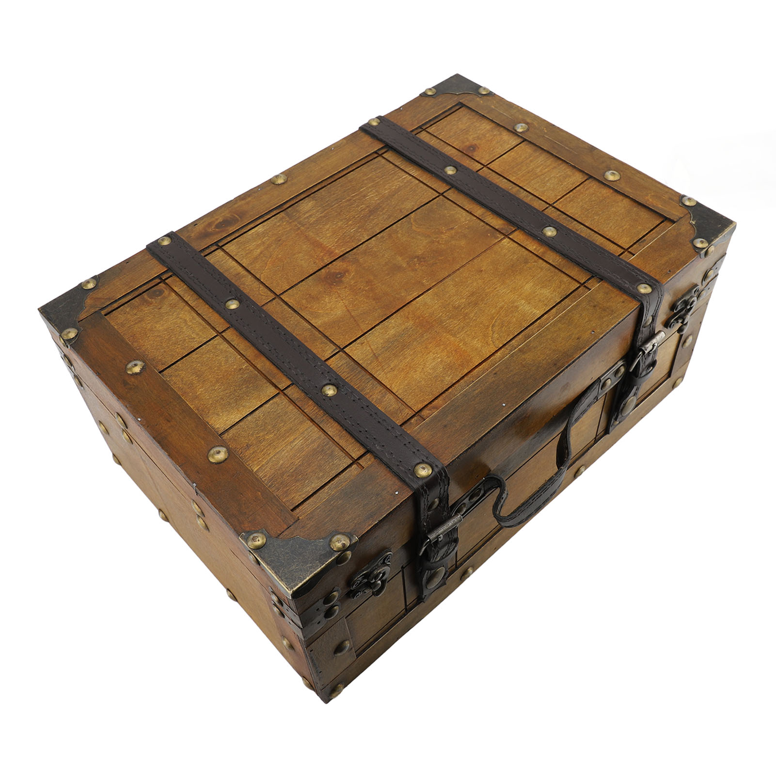 Kotak Penyimpanan Dekoratif El - Retro Vintage Trunk Suitcase ulasan dan harga