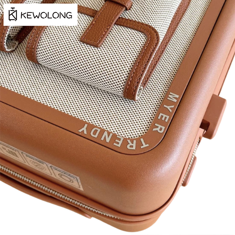 Koper Spinner Kanvas Vintage 2 - Spinner Wheel Rolling Suitcase 20 Inch ulasan dan harga
