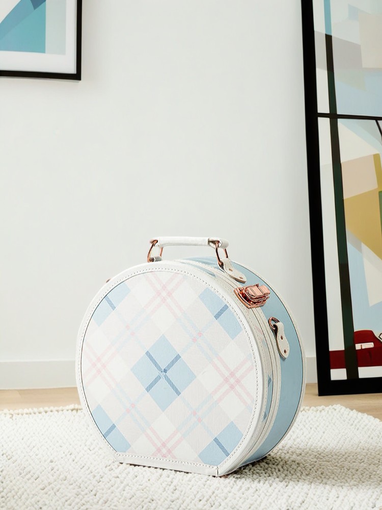 Koper Jinjing Kulit Retro Anti - Retro Vintage Trunk Suitcase ulasan dan harga